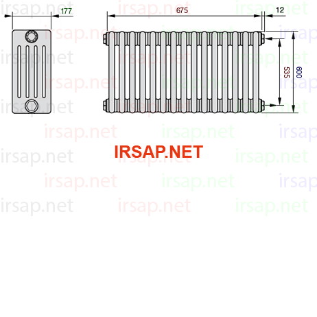 Радиатор IRSAP Tesi 50600/15 T30 CL 01